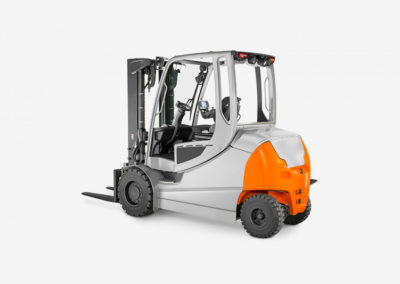 chariot mât frontal électrique